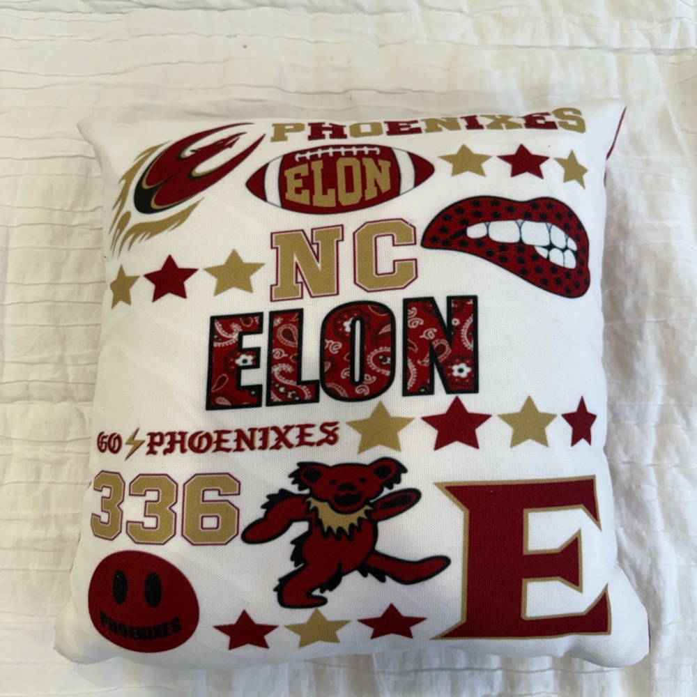 Elon University Decorative Pillow